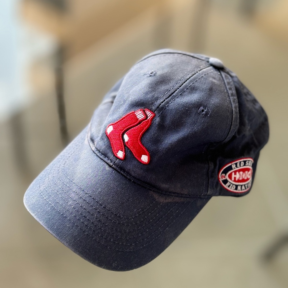 Kids Navy and Red Baseball Cap